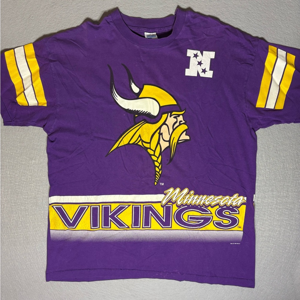 Vintage 1994 Salem NFL Minnesota Vikings T-Shirt Men’s Size XL
